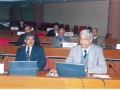 Dr. S. Majumdar, Director, Central Secretariat Library, making his presentation  in the Sixth Session on 22 January 2005